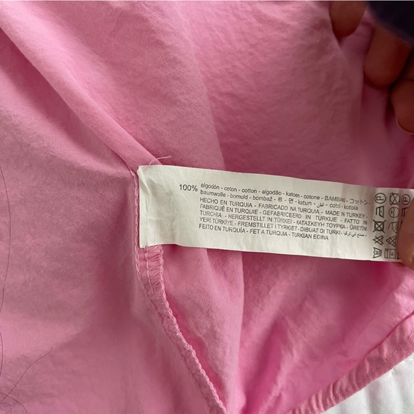 Zara oversize cotton pink shirt - Picture 6 of 6